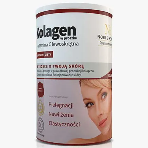 Noble Health Kolagen w proszku + witamina C - 1