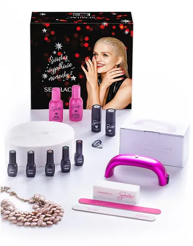 Semilac Effective. Zestaw do manicure hybrydowego z lampą LED 9W