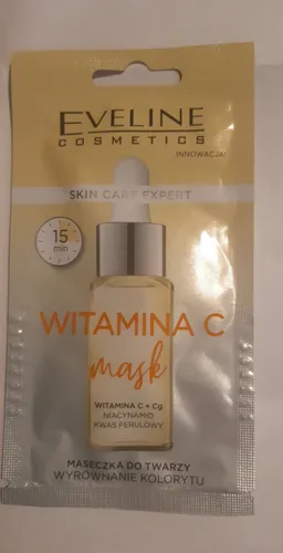 Eveline Cosmetics Skin Care Expert, Maseczka do twarzy `Wyrównanie kolorytu - witamina C`