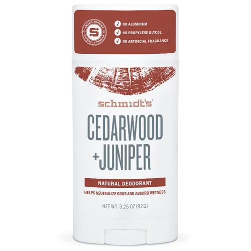 Schmidt's Cedarwood & Juniper Natural Deodorant (Naturalny dezodorant `Drzewo cedrowe i jałowiec`)