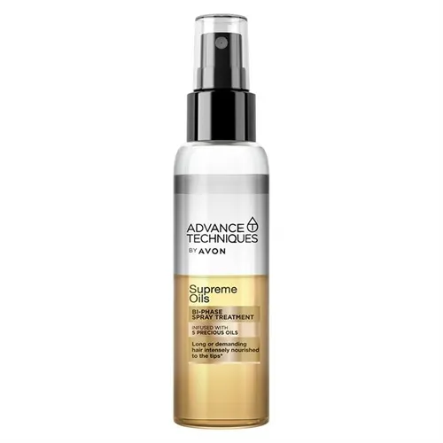 Avon Advance Techniques, Supreme Oils, Duo Treatment Spray (Intensywna kuracja odżywcza w sprayu [Spray do włosów `Kompleksowa pielęgnacja`]) - 1