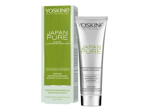 Yoskine Japan Pure, Intensywny mikropeeling szafirowy `Mikrodermabrazja odmładzająca` - 1