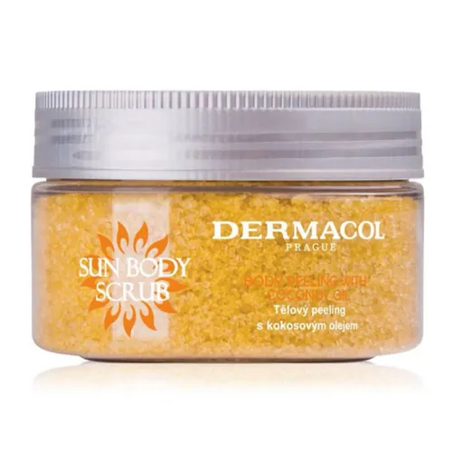 Dermacol Sun Body Scrub (Peeling cukrowy do ciała o zapachu brzoskwini)