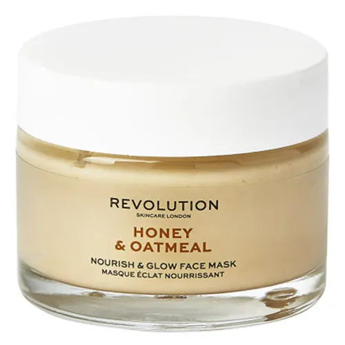 Revolution Skincare Honey & Oatmeal Nourish & Glow Face Mask (Maska odżywczo - rozświetlająca)