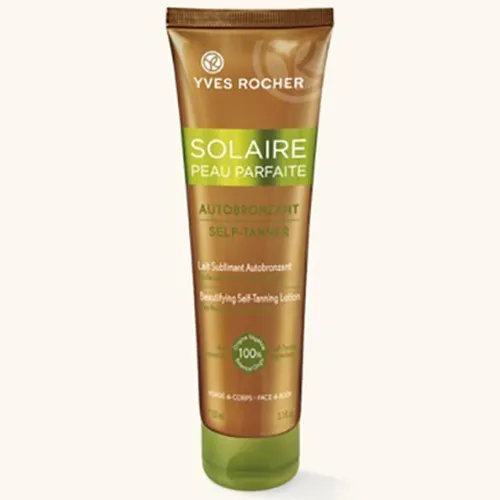 Yves Rocher Solaire Peau Parfaite, Autobronzant (Delikatnie brązujące mleczko do twarzy i ciała)