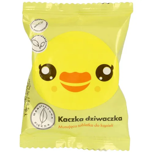 Manufaktura Piękna Musująca tabletka do kąpieli `Kaczka dziwaczka`