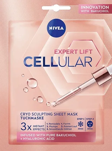 Nivea Cellular, Expert Lift, Cryo Sculpting Sheet Mask (Chłodząco-modelująca maska w płachcie)
