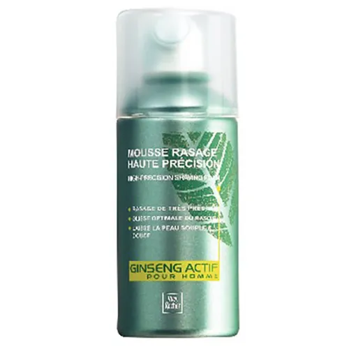 Yves Rocher Ginseng Actif pour Homme, Mousse Rasage Haute Précision (Pianka do golenia)