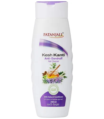Patanjali Kesh Kanti Anti-Dandurff Hair Cleanser (Równoważący szampon ajurwedyjski  dla włosów ze swędzącą skórą głowy)