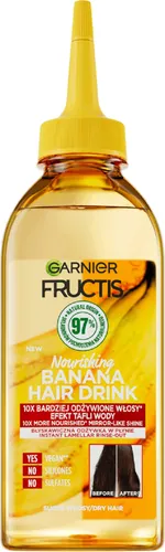 Garnier Fructis, Banana Hair Food, Błyskawiczna odżywka do włosów w płynie