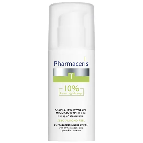 Pharmaceris T, Sebo - Almond Peel 10% (Krem złuszczający do cery trądzikowej - II stopień złuszczania)