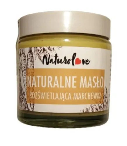 Naturolove Naturalne masło do ciała 'Rozświetlająca marchewka' - 2
