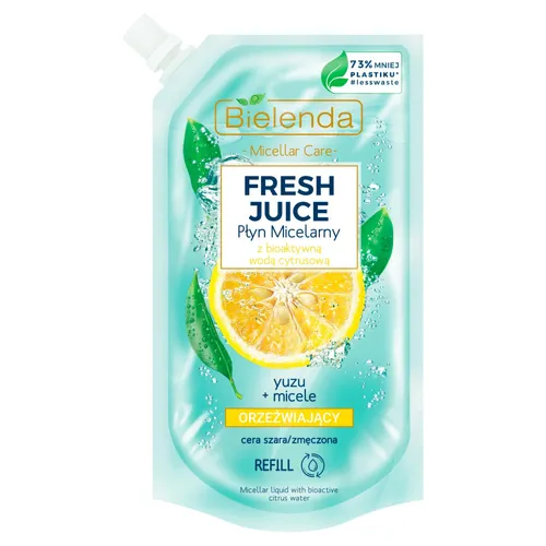 Bielenda Fresh Juice, Płyn micelarny z bioaktywną wodą cytrusową orzeźwiający `Yuzu+ micele`