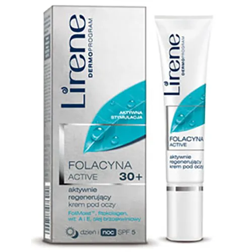 Lirene Dermoprogram Folacyna Active, Aktywnie regenerujący krem pod oczy