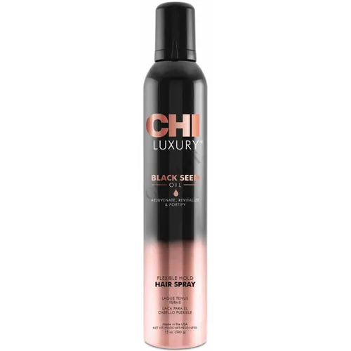 CHI Luxury, Black Seed Oil Flexible Hold Hair Spray (Lakier do włosów)