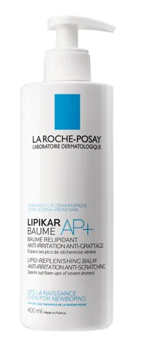 La Roche-Posay Lipikar AP+, Baume (Balsam  uzupełniający poziom lipidów przeciw podrażnieniom i swędzeniu skóry od pierwszych dni życia)