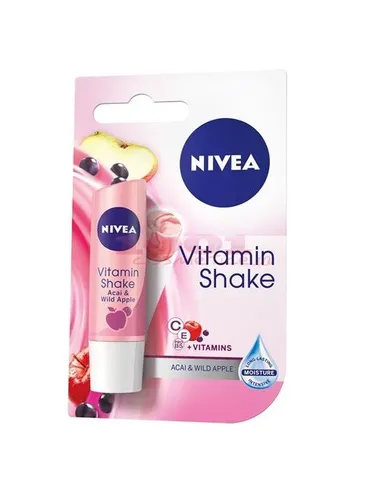 Nivea Vitamin Shake Acai & Wild Apple, Pomadka ochronna