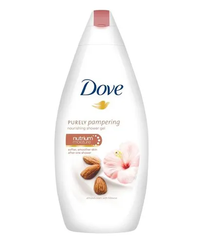Dove Purely Pampering, Żel pod prysznic z mleczkiem migdałowym i hibiskusem (nowa wersja) - 2