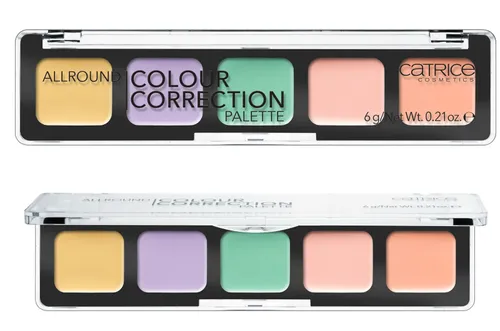 Catrice Allround, Colour Correction Palette (Paleta 5 korektorów na niedoskonałości)
