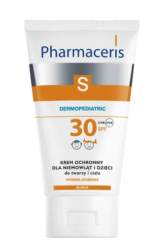 Pharmaceris S, Krem ochronny do twarzy i ciała dla niemowląt i dzieci SPF 30 - 1