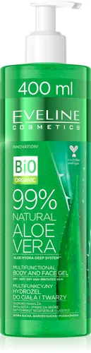 Eveline Cosmetics 99% Natural Aloe Vera, Multifunkcyjny żel do ciala i twarzy - 4