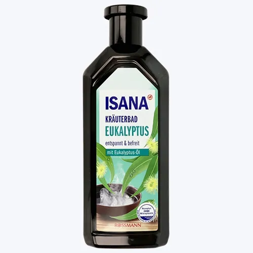 Isana Eukalyptus Entspannt & Befreit Krauterbad (Ziołowy płyn do kąpieli `Eukaliptus`)