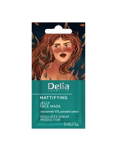 Delia Mattifying Jelly Face Mask (Matująca maseczka do twarzy)