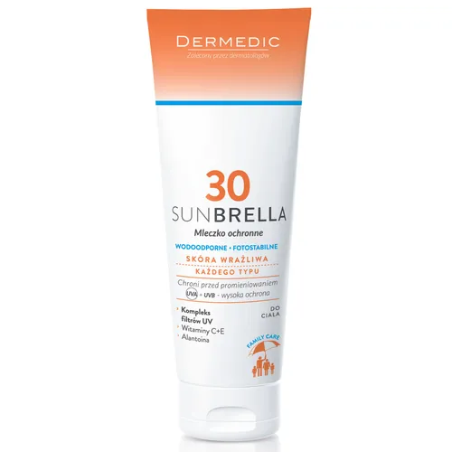 Dermedic Sunbrella, Mleczko ochronne familijne SPF 30