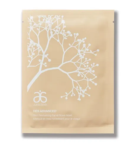 Arbonne RE9 Advanced, Skin Revitalizing Facial Sheet Mask (Maska w płachcie regenerująca skórę twarzy)