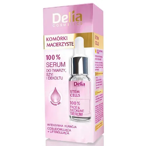 Delia Komórki Macierzyste [Stem Cells], 100% serum do twarzy, szyi i dekoltu