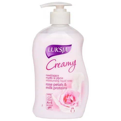 Luksja Creamy, Mydło w płynie `Róża i proteiny mleka` - 3