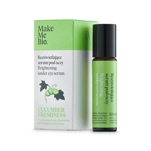 Make Me Bio Cucumber Freshness, Rozświetlające serum pod oczy