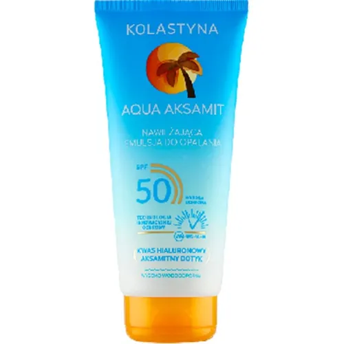 Kolastyna Aqua Aksamit, Nawilżająca emulsja do opalania SPF50