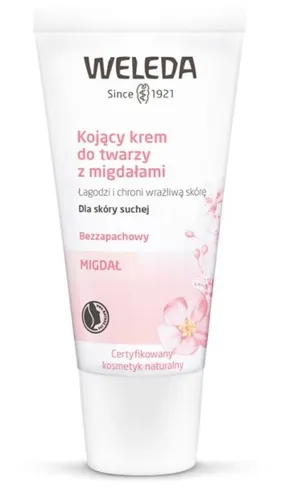 Weleda Mandel, Sensitiv Gesichts­creme (Kojący krem do cery suchej i wrażliwej z migdałami) - 3