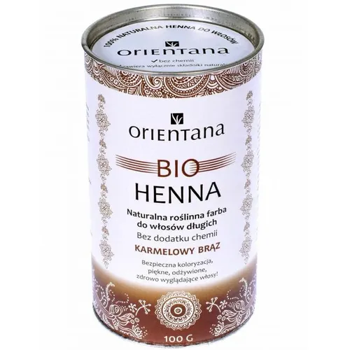 Orientana Bio Henna do włosów długich `Karmelowy brąz` - 3