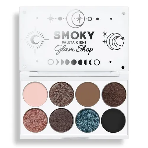 Glam Shop GlamBOX, Paleta cieni do powiek `Smoky` - 1