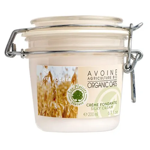 Yves Rocher Les Plaisirs Nature, Avoine Agriculture Bio, Silky Cream (Balsam do ciała z owsem)