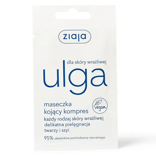 Ziaja Ulga Dla Skóry Wrażliwej, Maseczka `Kojący kompres` - 1