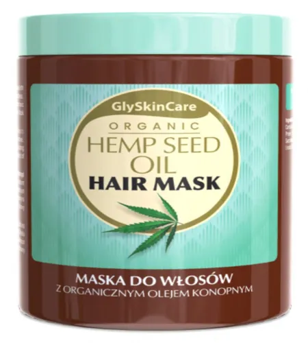 GlySkinCare Organic Hemp Seed Oil Hair Mask (Maska do włosów z organicznym olejem konopnym)