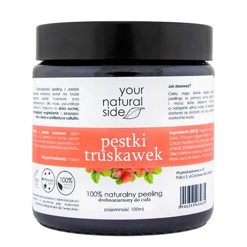 Your Natural Side Peeling z pestek truskawek drobnoziarnisty - 1