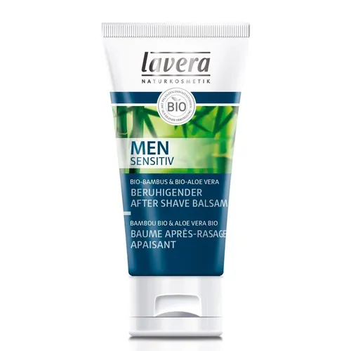 Lavera Men, Sensitive After Shave Balsam (Balsam łagodzący po goleniu z wyciągiem z bio bambusa i bio aloesu)