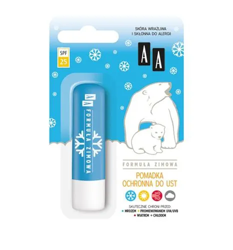 AA Formuła zimowa, Pomadka ochronna do ust SPF 25