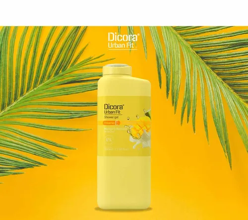 Dicora Urban Fit, Nourishing Shower Gel with Vitamin E, Mango and Avocado (Odżywczy żel pod prysznic z witaminą E, mango i awokado)