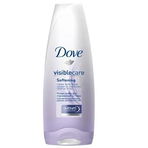Dove Visible Care, Softening Creme Body Wash (Kremowy żel pod prysznic dla skóry suchej)