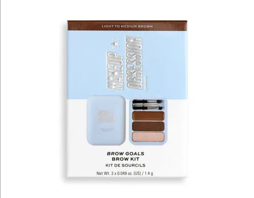 Makeup Obsession London Brow Goals, Brow Kit (Zestaw do brwi) - 2