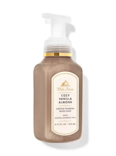 Bath & Body Works Cozy Vanilla Almond, Gentle Foaming Hand Soap with Natural Essential Oils (Mydło do rąk w piance)