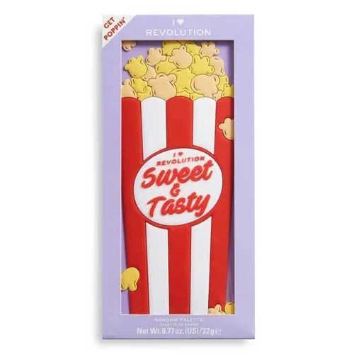 I Heart Revolution Tasty, Popcorn Shadow Palette (Paleta 18 cieni do powiek) - 3