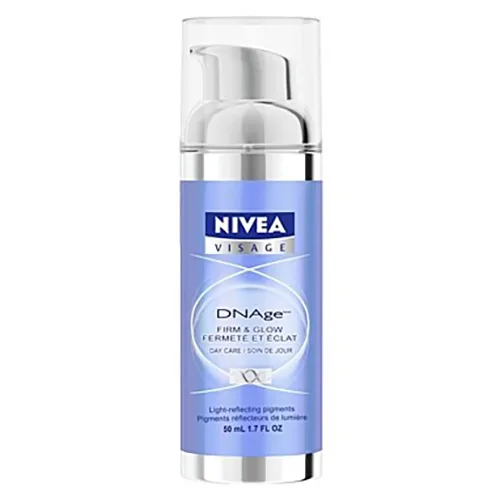 Nivea Visage, DNAge Firm & Glow Day Care SPF 12 (Krem rozświetlająco - ujędrniający SPF 12)