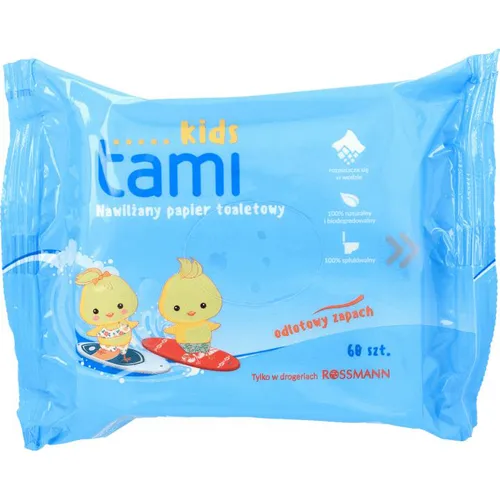 Tami Kids, Nawilżane papier toaletowy