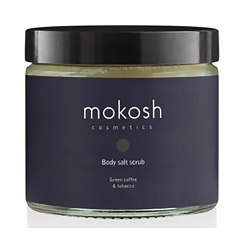 Mokosh Cosmetics Body Salt Scrub Green Coffee & Tobacco (Peeling solny do ciała `Zielona kawa z tabaką`)